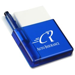 View a larger, more detailed picture of the Car Vent Note Pad w Pen - Translucent