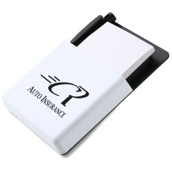 View a larger, more detailed picture of the Car Vent Note Pad w Pen - Opaque