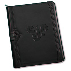 View a larger, more detailed picture of the Wingtip Zippered Padfolio - 24 hr