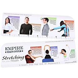 View a larger, more detailed picture of the Keyboard Guide - Stretching For Your Health
