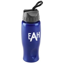 View a larger, more detailed picture of the ShimmerZ Comfort Grip Bottle w Sport Lid - 27 oz 