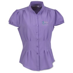 View a larger, more detailed picture of the Lilac Bloom Serena Blouse