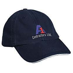 View a larger, more detailed picture of the Bayside USA Made Unconstructed Washed Cap