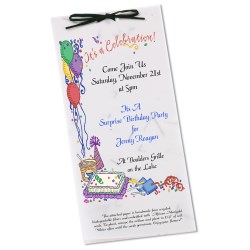View a larger, more detailed picture of the Seeded Invitation Program - 9 x 4 - Wildflower Money