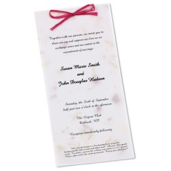 View a larger, more detailed picture of the Seeded Invitation Program - 9 x 4 - California Poppy