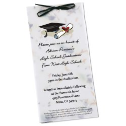 View a larger, more detailed picture of the Seeded Invitation Program - 9 x 4 - Pine Tree