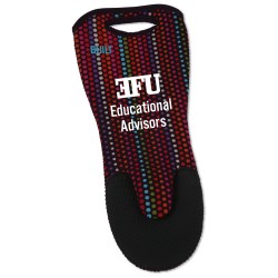 View a larger, more detailed picture of the BUILT Sizzler Extra Long Oven Mitt - Micro Dot