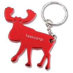 View a larger, more detailed picture of the Moose Key Tag Bottle Opener