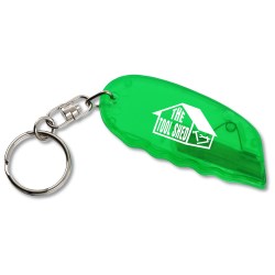 View a larger, more detailed picture of the Safety Cutter w Key Ring - Translucent