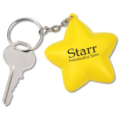 View a larger, more detailed picture of the Squishy Key Tag - Star