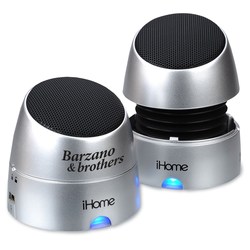 View a larger, more detailed picture of the iHome Rechargeable Mini Speakers
