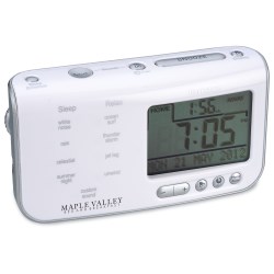View a larger, more detailed picture of the Brookstone Tranquil Moments Clock