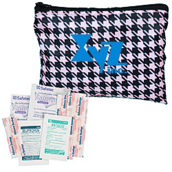 View a larger, more detailed picture of the Fashion First Aid Kit - Houndstooth