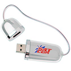 View a larger, more detailed picture of the Duo USB Drive w Hub - 1GB