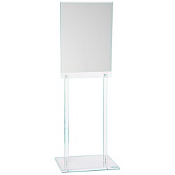 View a larger, more detailed picture of the Floor Poster Stand Clear