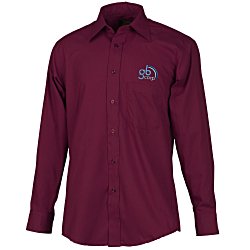 View a larger, more detailed picture of the Point Collar Poplin Shirt - Men s