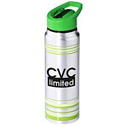 View a larger, more detailed picture of the Ring Around Aluminum Sport Bottle - 32 oz 