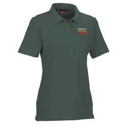 View a larger, more detailed picture of the Harriton 6 oz Ringspun Cotton Pique Polo - Ladies - 24 hr