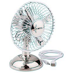 View a larger, more detailed picture of the USB Oscillating Desk Fan