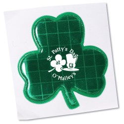 View a larger, more detailed picture of the Reflective Sticker - Shamrock - 2 Dia