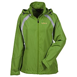 View a larger, more detailed picture of the Sirius Embossed Print Jacket - Ladies 