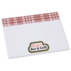 View a larger, more detailed picture of the Bic Sticky Note - Designer - 3x4 - Plaid - 25 Sheet