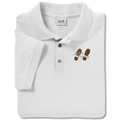 View a larger, more detailed picture of the Anvil Stain Repel Sport Shirt -Men s - White