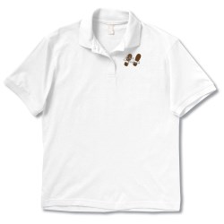 View a larger, more detailed picture of the Anvil Stain Repel Sport Shirt - Ladies - White