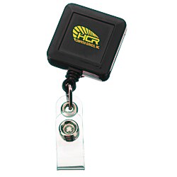 View a larger, more detailed picture of the Economy Retractable Badge Holder - SQ - Opaque - 24 hr