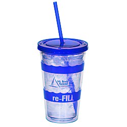 View a larger, more detailed picture of the Wavy Color Scheme Spirit Tumbler - 16 oz - 24 hr