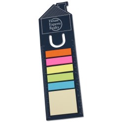 View a larger, more detailed picture of the Bookmark Ruler w Note and Flag Set - House
