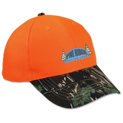 View a larger, more detailed picture of the Two-Tone Camouflage Cap - Orange