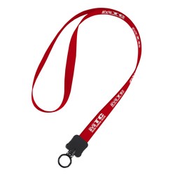 View a larger, more detailed picture of the Woven Polypropylene Lanyard - 1 2 - 34 Length