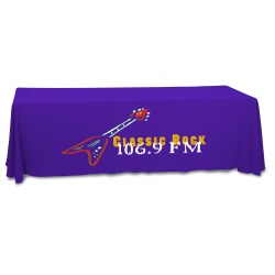 View a larger, more detailed picture of the Closed-Back Table Throw - 8 - Heat Transfer - 24 hr