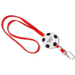 View a larger, more detailed picture of the Sport Foam w Lanyard - Soccer Ball - Closeout