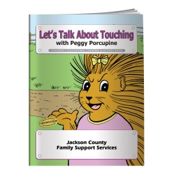 View a larger, more detailed picture of the Let s Talk About Touching Coloring Book -Overstock