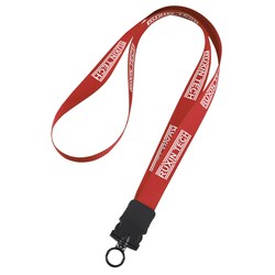 View a larger, more detailed picture of the Woven Polypropylene Lanyard w Buckle Release-3 4 -32 Length