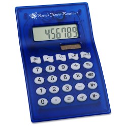 View a larger, more detailed picture of the Dual Power Curvaceous Calculator - Closeout