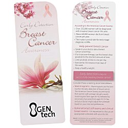 View a larger, more detailed picture of the Just the Facts Bookmark - Breast Cancer Awareness - 24 hr