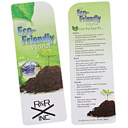 View a larger, more detailed picture of the Just the Facts Bookmark - Eco-Friendly - 24 hr
