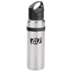 View a larger, more detailed picture of the Color Accent Stainless Steel Bottle - 25 oz - Closeout