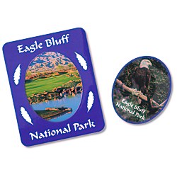 View a larger, more detailed picture of the Bic Magnetic Photo Frame - Oval - Colors - 24 hr