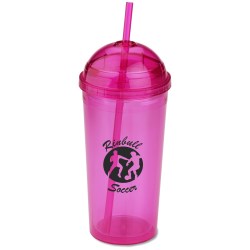 View a larger, more detailed picture of the Arch Acrylic Tumbler w Straw - 24 oz - Closeout