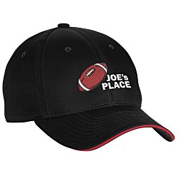 View a larger, more detailed picture of the Valucap Poly Cotton Sandwich Cap