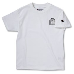 View a larger, more detailed picture of the Champion Tagless T-Shirt - Youth - White