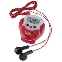 View a larger, more detailed picture of the Pinnacle Pedometer Radio - Closeout