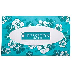 View a larger, more detailed picture of the Hibiscus Beach Towel