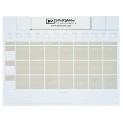 View a larger, more detailed picture of the Adhesive Note Calendar Desk Pad
