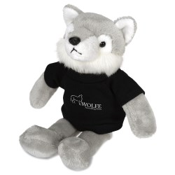 View a larger, more detailed picture of the Mascot Beanie Animal - Wolf - 24 hr