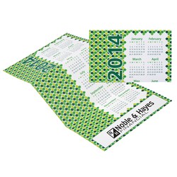 View a larger, more detailed picture of the Z-Fold Calendar - Diamond